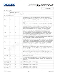 PI7C9X762CLE Datasheet Page 4