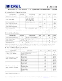 PL502-00DC Datasheet Page 3