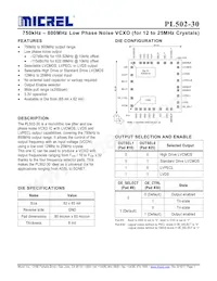 PL502-30WC Datasheet Cover