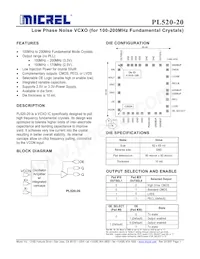 PL520-20DC Datasheet Cover