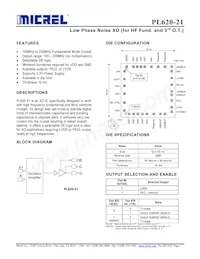 PL620-21DC Datasheet Cover