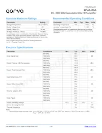 QPA4463A Datasheet Page 2