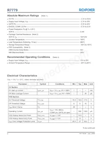 R7779AGS Datasheet Pagina 4