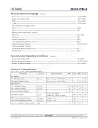 R7780AGS Datasheet Page 4