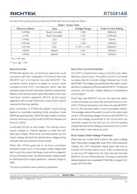 RT5041ABGQW Datasheet Page 23