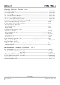 RT7322ELGSP Datasheet Page 8