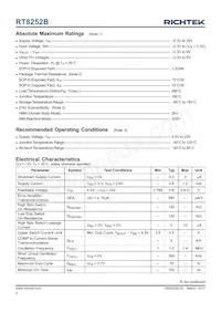 RT8252BLGSP Datasheet Page 4