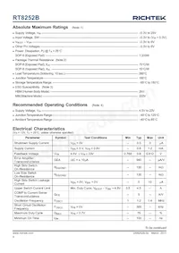 RT8252BLGSP Datasheet Pagina 4