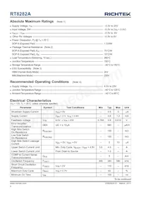 RT8282BHGSP Datasheet Page 4