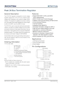 RT9173APM5 Datasheet Cover