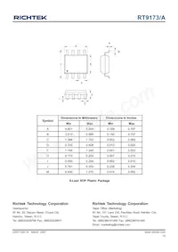 RT9173APM5 Datasheet Page 13