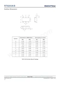 RT9285AGJ6 Datasheet Page 12