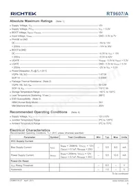 RT9607APS Datasheet Page 5