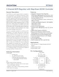 RT9643PQV Datasheet Cover