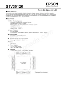 S1V30120F01A100-160 Datasheet Cover