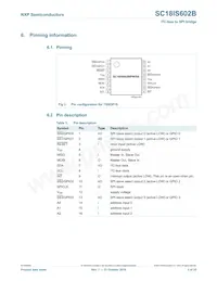 SC18IS602BIPW Datasheet Page 3