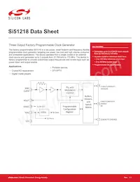 SI51218-A08084-GM Datasheet Cover