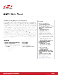SI5332D-C-GM3R Datasheet Copertura