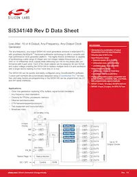 SI5341A-D06298-GM Datenblatt Cover