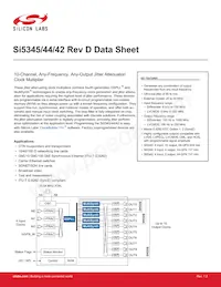 SI5345D-A-GMR數據表 封面