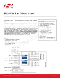 SI5347A-C-GM Datasheet Copertura