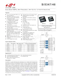SI5347D-B-GMR Datasheet Cover