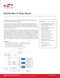 SI5348A-E-GMR Datasheet Copertura