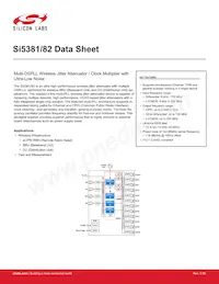 SI5381E-E-GM Datasheet Cover