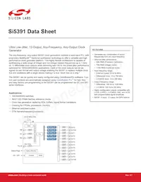 SI5391P-A-GMR Datasheet Cover