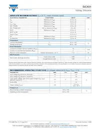 SIC431AED-T1-GE3 Datasheet Page 3