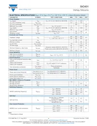 SIC431AED-T1-GE3 Datasheet Page 4