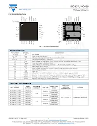 SIC437BED-T1-GE3 Datasheet Page 2
