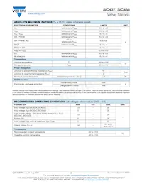SIC437BED-T1-GE3 Datasheet Page 3
