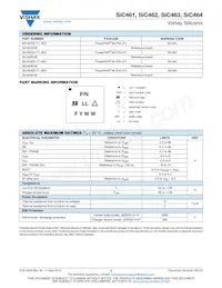 SIC464ED-T1-GE3 Datasheet Pagina 3