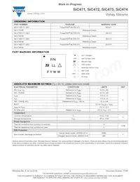 SIC471ED-T1-GE3 Datasheet Page 3