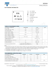 SIC634CD-T1-GE3 Datasheet Pagina 3