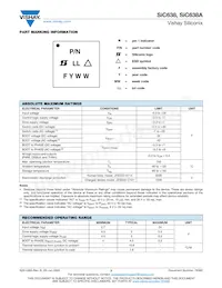 SIC638CD-T1-GE3 Datasheet Page 3