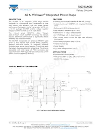 SIC783ACD-T1-GE3 Datasheet Cover