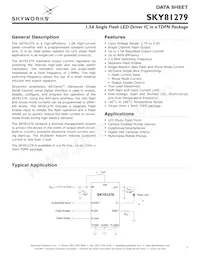 SKY81279-11-563LF Datasheet Copertura