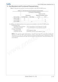 SLA7073MS Datasheet Page 3