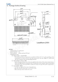 SLA7073MS Datasheet Pagina 9