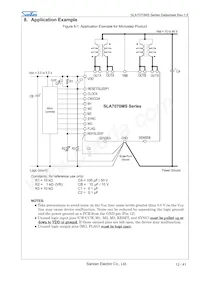 SLA7073MS Datasheet Pagina 12