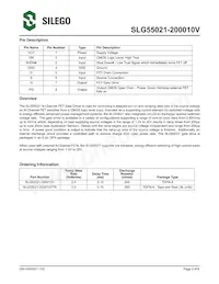 SLG55021-200010VTR Datasheet Pagina 2
