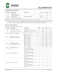 SLG59M1557VTR Datasheet Page 3