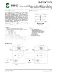SLG59M1639VTR Datenblatt Cover
