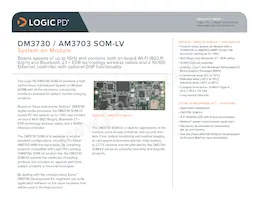SOMDM3730-10-1782JFIR Datasheet Cover