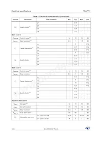 TDA7721 Datasheet Page 12