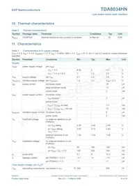 TDA8034HN/C2QL Datasheet Pagina 15