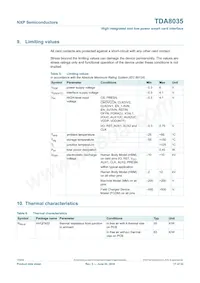 TDA8035HN/C2/S1QL數據表 頁面 17