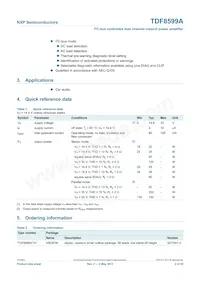 TDF8599ATH/N2CY Datasheet Page 2